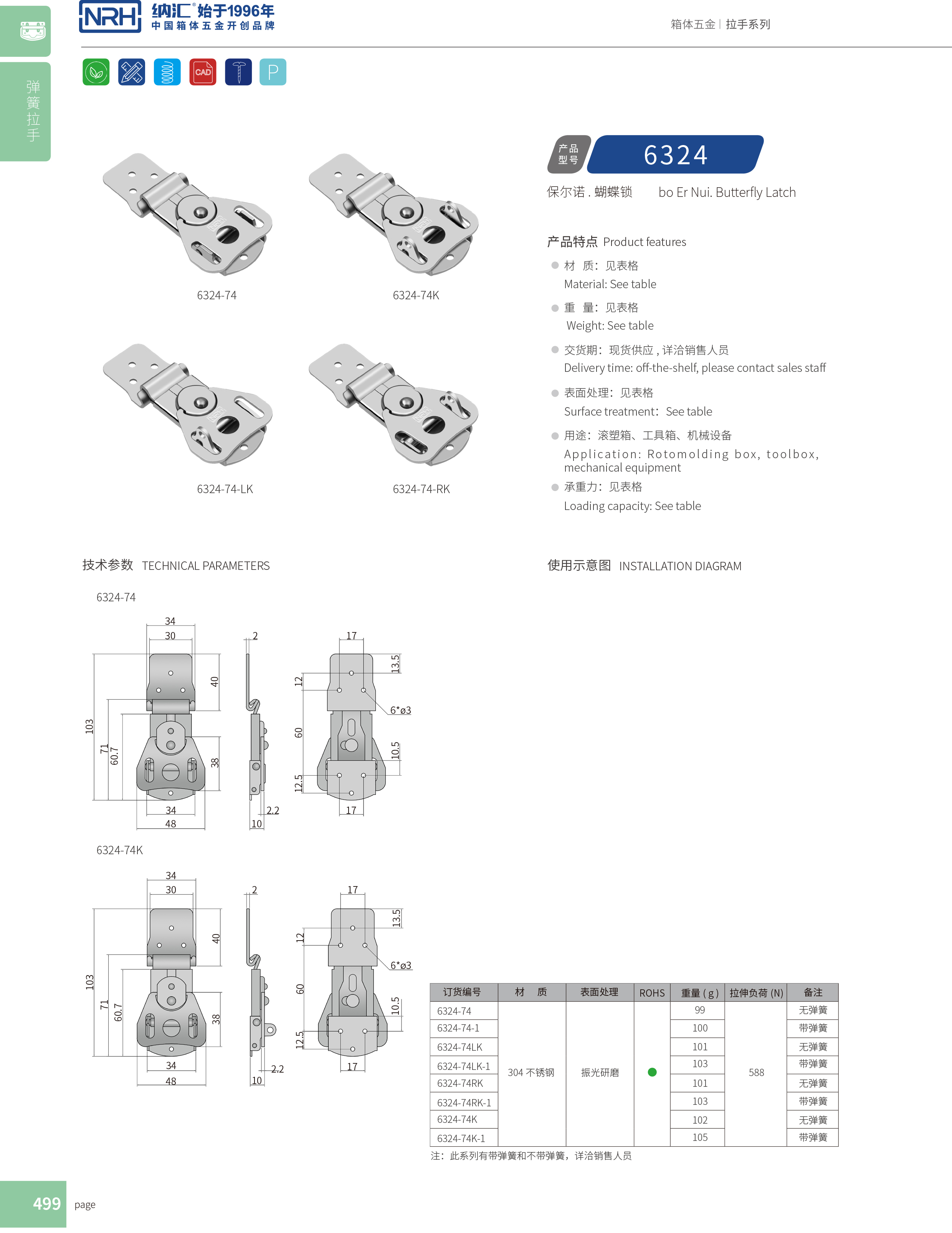 蝴蝶锁芯6324-74电表箱锁扣_医疗91香蕉app官网_NRH不锈钢箱扣